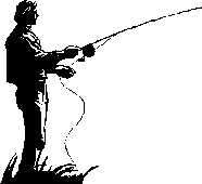 Fisherman casting his line fisher.gif